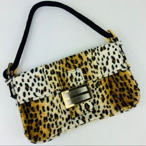 Vintage Y2K Fuzzy Mini Shoulder Bag